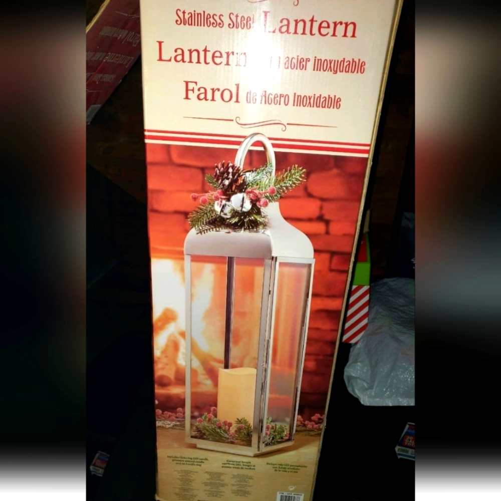 Stainless steel lantern